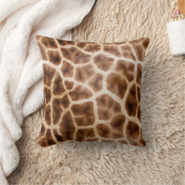 Safari Giraffe Print Kudde