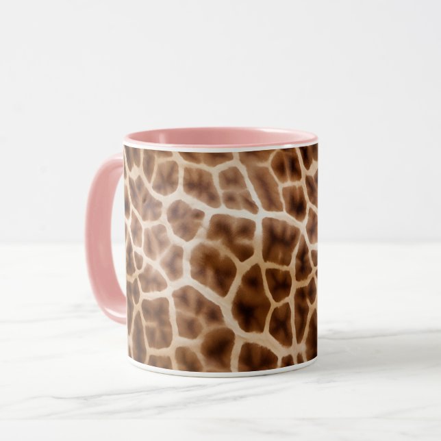 Safari Giraffe Print Mugg (Framsida vänster)
