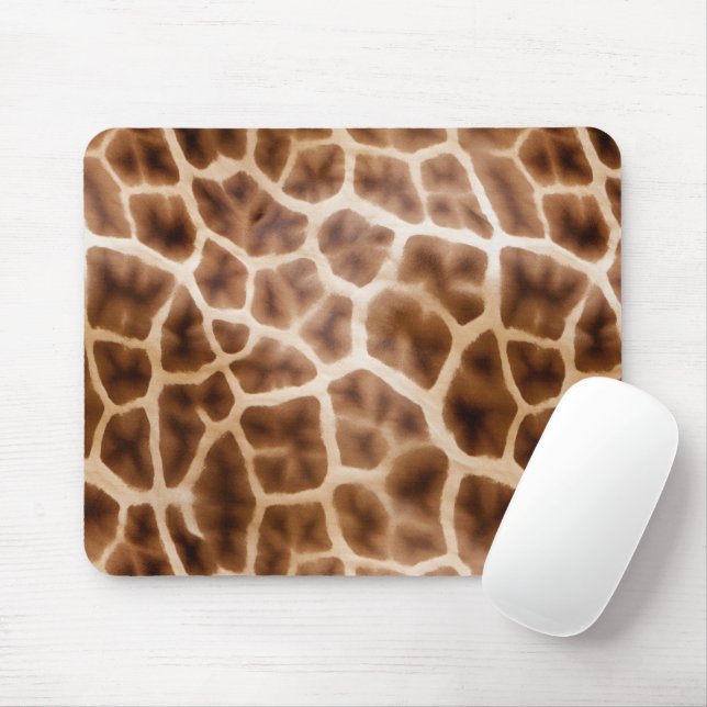 Safari Giraffe Print Musmatta (Med mus)