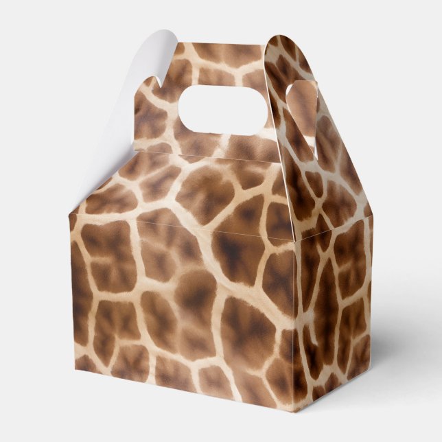 Safari Giraffe Print Presentaskar (Framsidan Sidan)