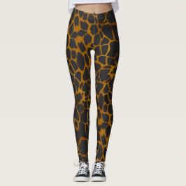 Safari Giraffe skin Print Leggings