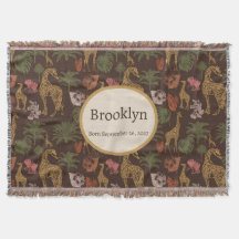 Safari Giraffe & Tropical Löv Nursery