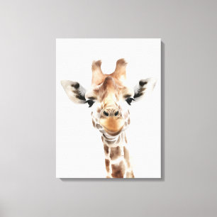 Safari Giraffe Wall Art Canvastryck