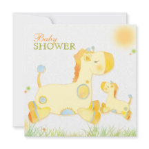 Safari Giraffe Whimsical Baby Shower