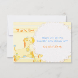 Safari Giraffes Baby Shower Tack Kort