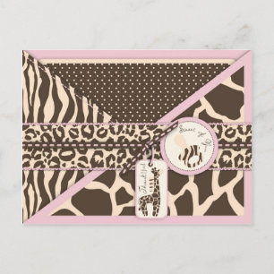 Safari Girl TY-vykort Vykort