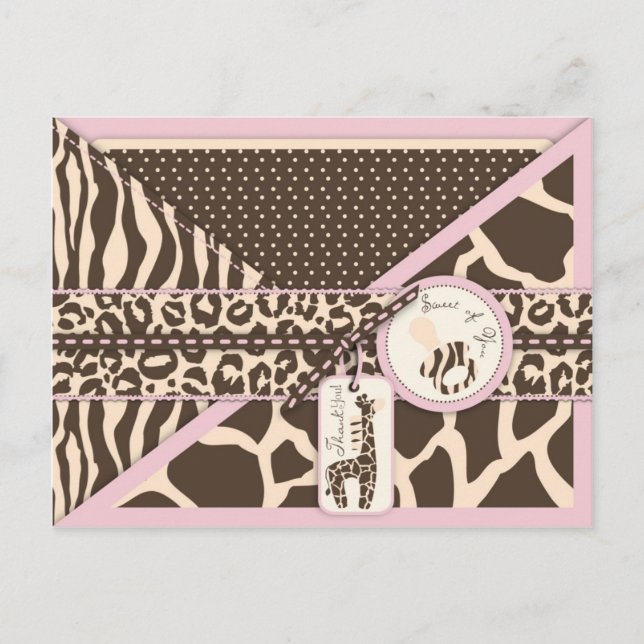 Safari Girl TY-vykort Vykort (Framsida)