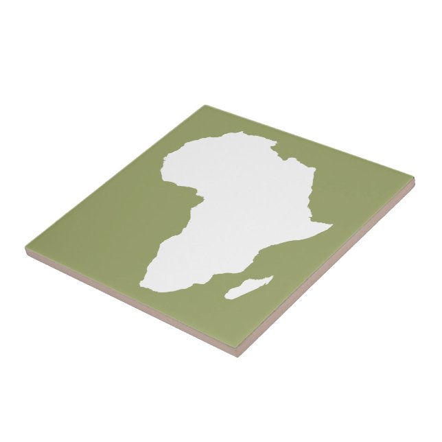 Safari Grönt Audacious Afrika Kakelplatta (Sidan)