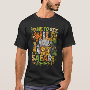 Safari Guide Squad Safari Djur Dags att Komma T Shirt