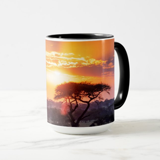 Safari i Serengetis nationalpark Mugg (Framsida höger)