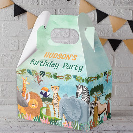 Safari jungle animals birthday custom presentaskar