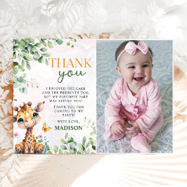 Safari Jungle Animals Birthday Photo Tack Kort