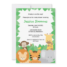 Safari Jungle Baby Shower - Boy/Girl