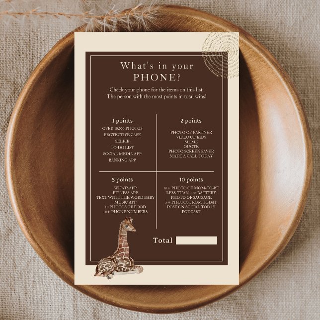 Safari Jungle Giraffe What's in Your Mobil Game (Skapare uppladdad)