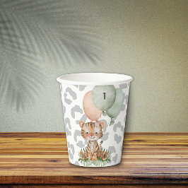 Safari Jungle Watercolor Tiger Birthday