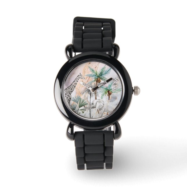 ’Safari’ Kid’s Watch Armbandsur (Framsida)