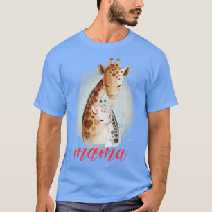 Safari Mamma Giraffe T Shirt