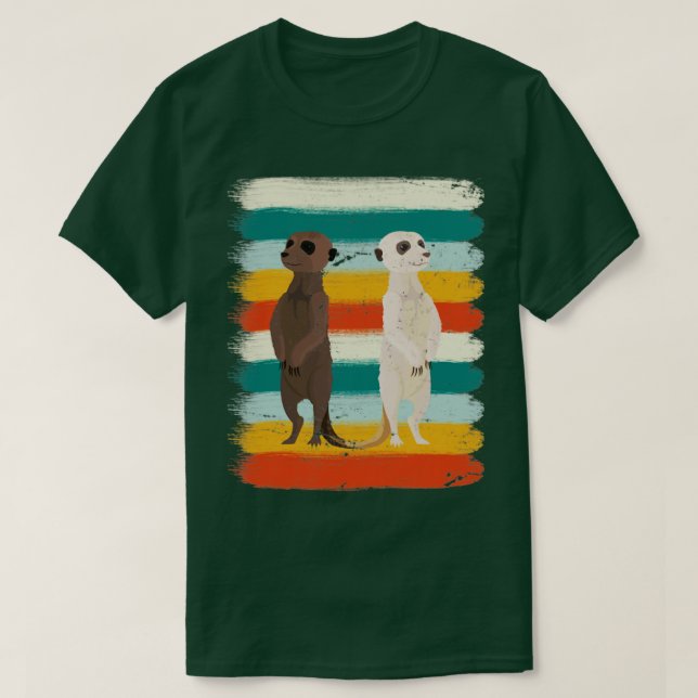 Safari Meerkat T Shirt (Design framsida)