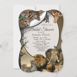 Safari Möhippa utomhus Inbjudningar