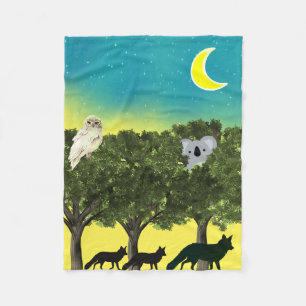 Safari Night Fleecefilt