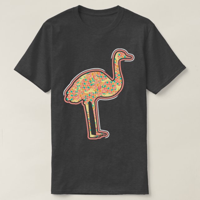 Safari Ostrich T Shirt (Design framsida)