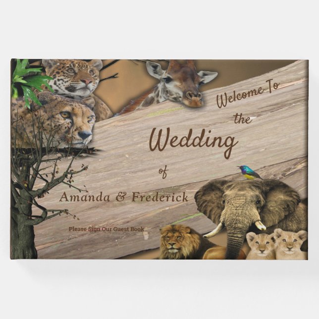 Safari Outdoor Gästböcker (Framsida)