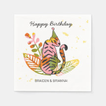 Safari Party Animal Hand plockade Kids Joint Birth