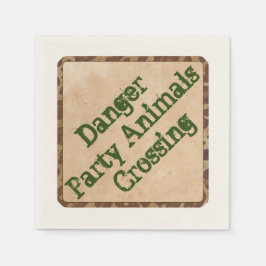 Safari Party Napkins Danger Pappersservett