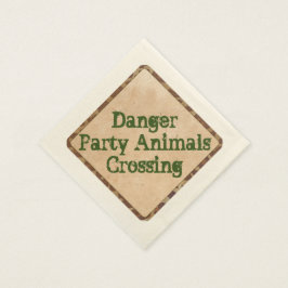 Safari Party Napkins Danger Pappersservett