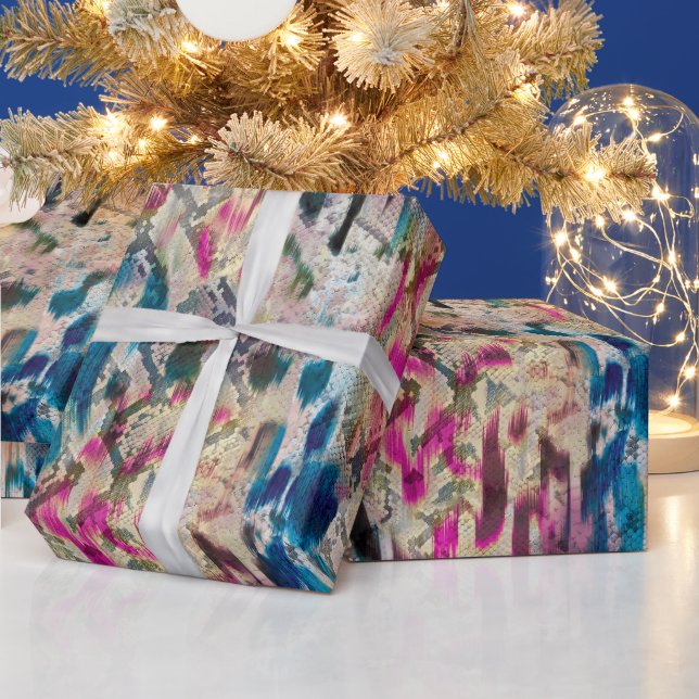 Safari Pattern Wrapping Paper Presentpapper (Helgdagar)