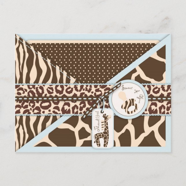 Safari Pojke TY vykort (Framsida)