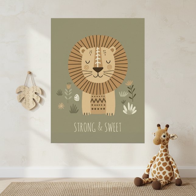 Safari Portraits Lion ID1264 Poster (Skapare uppladdad)