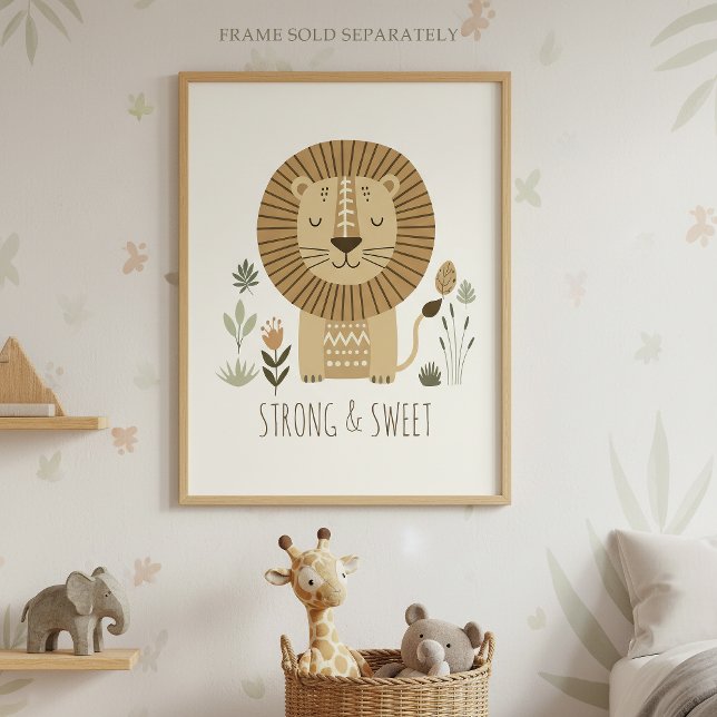 Safari Portraits Lion Ivory ID1264 Poster (Skapare uppladdad)