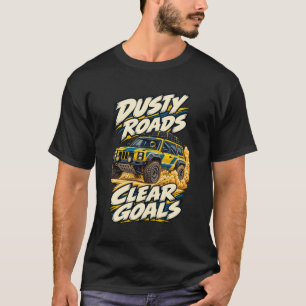 Safari Rally Dammsnära Vägar Tydliga Mål T Shirt