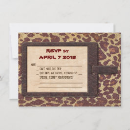 Safari RSVP-kort OSA Kort