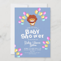 Safari Simple Cute ballonger lejona babyskor