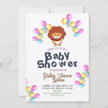 Safari Simple Cute ballonger lejona babyskor