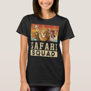 Safari Squad African Animal Family Vacation Resa T Shirt