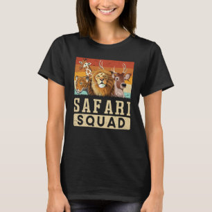 Safari Squad African Animal Family Vacation Resa T Shirt