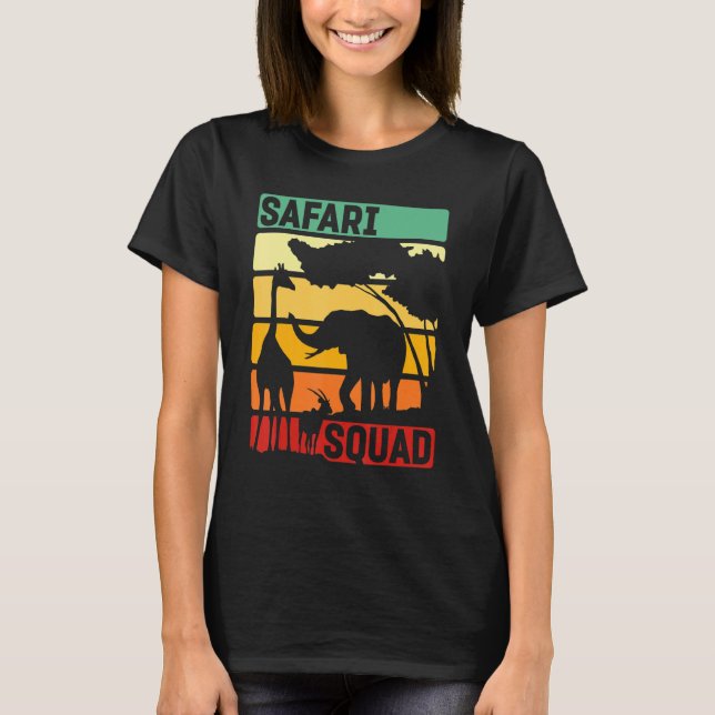 Safari Squad Afrika Family Resa 2 T Shirt (Framsida)