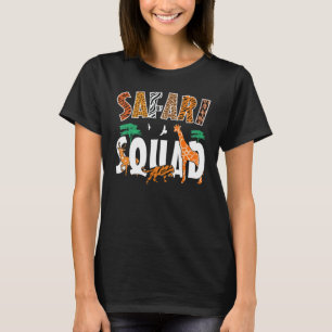 Safari Squad Animals Zoo Älskare African Animal T Shirt