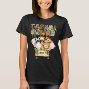 Safari Squad Summer Zoo Animals Resa Matching Fami T Shirt