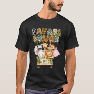 Safari Squad Summer Zoo Animals Resa Matching Fami T Shirt