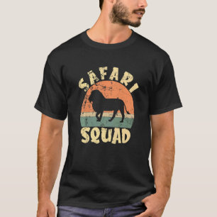 Safari Squad Vild Animal Jungle Afrika Zoo Animal T Shirt