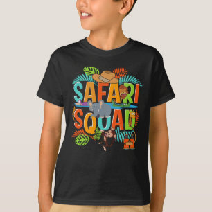Safari Squad Zoo African Animals T Shirt