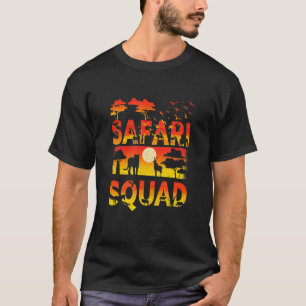 Safari Squad Zoo African Animals T Shirt