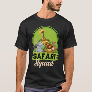 Safari Squad Zoo Animals T Shirt
