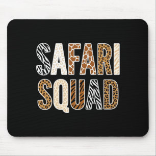 Safari-squad zoo besättning djur äventyrsälskare musmatta