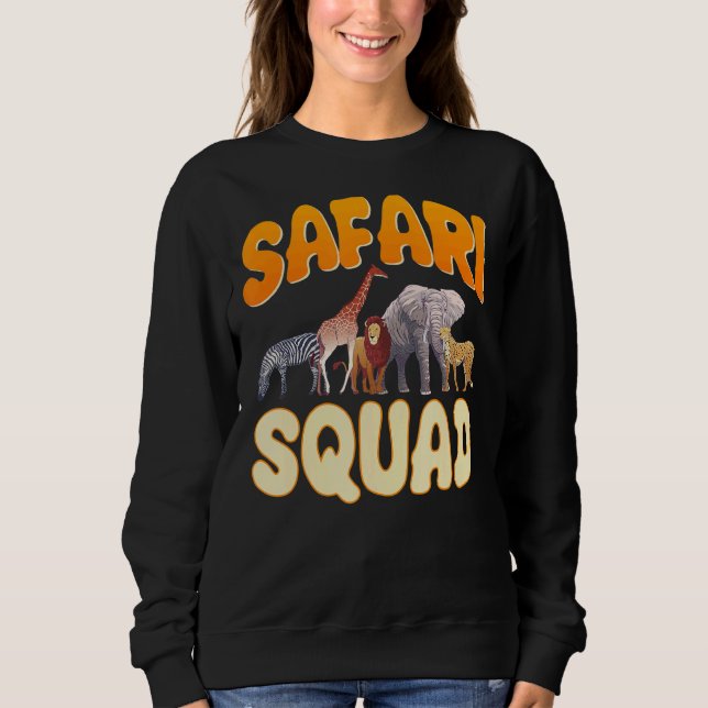 Safari Squad Zookeer Zookeeping Wildlife Animal Ke T Shirt (Framsida)