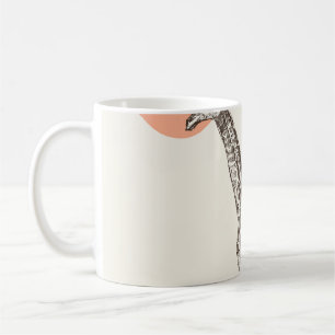 Safari Sunset Giraffe Nature Scenery Kaffemugg